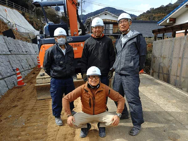 岩国市の建設会社「ヨネモト興産」のスタッフ一同